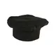 Mercer M60110BK Millennia Beret, Velcro Closure, 65/35 Poly/Cotton Twill, Black Chef Hat - 12" Fit 1 image