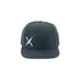 Mercer M60130BKW Snap Back Hat, 6‑Panel Cap, One Size, 100% Cotton, Black with White Mercer Logo 1 image