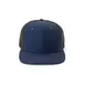 Mercer M60135NB Trucker Cap, Blue/Black Nylon Mesh, Cotton, Snap-Back Vent Holes, One Size Fits Most 1 image