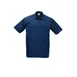 Mercer M60250NB4X Cook Shirt, Unisex 4X (60-62") Short Sleeve, Navy Blue PolyCotton, Button Front 1 image