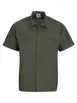 Mercer M60250OLM Brewer Shirt – Unisex Medium 40-42" Olive Sleeve, Button, 65/35 Poly/Cotton Poplin 1 image