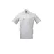Mercer M60250WHXS - White XSmall Short‑Sleeve Cook Shirt, Poly‑Cotton, 7 Buttons, 2 Chest Pockets 1 image