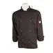 Mercer M61010BK3X Unisex Chef Jacket, 3XL Black, LongSleeve, 65/35 Poly/Cotton, 8 Buttons, 30" 1 image