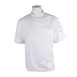 Mercer M61012WHM Unisex Chef Jacket, Short Sleeve, Medium, White Poly/Cotton Twill, 8-Button Front 1 image