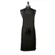 Mercer M61120BK Bib Apron – 33" x 23" Black, Adjustable Neck Strap, 65/35 Poly‑Cotton Twill, Pocket‑Free 1 image