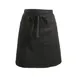 Mercer M61129BK - Waist Apron, 29" x 19", 2 Pockets, 40" Ties, 65/35 Poly/Cotton Twill, Black 1 image