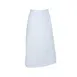 Mercer M61130WH Waist Apron – Genesis Bistro, 33" x 29", 2‑Sided White Poly/Cotton Twill, No Pocket 1 image