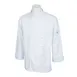 Mercer M62010WH8X Chef Coat - 8XLarge White Men Long Sleeve Jacket, Cotton Twill, Earbud Opening 1 image