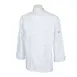 Mercer M62030WH8X Chef Coat - 8X White Unisex Long-Sleeve Jacket, Poly-Cotton Twill, Utility Pocket 1 image