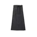Mercer M63201BKD Waist Apron – 32" x 33-3/4" Denim, Black, 2 Pockets, 43" Ties, 100% Cotton 1 image