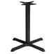 Original Wood Seating BS3030 30x30 Dining Height Stamped Steel Table Base, Black Powder Coat 1 image