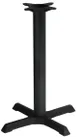 Original Wood Seating BS3636 36x36 Inch Dining Height Stamped Steel Table Base, Black Powder Coat Finish 1 image