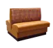 Original Wood Seating PB-D-48 Double Booth, 48"L, Upholstered Back & Seat, Plywood & Solid Wood Frame 1 image