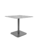 Original Wood Seating SOL-T3636 36x36 Aluminum Outdoor Restaurant Table, Anthracite Finish, Metal Base 1 image