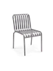 Original Wood Seating SOL Aluminum Stacking Outdoor Side Chair, Anthracite Finish, Metal Back & Seat 1 image