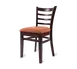 Original Wood Seating W41 P7/COM Ladder Back Side Chair, European Beech Wood Frame, Upholstered Seat 1 image
