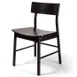 Original Wood Seating W44 SW European Beech Wood Side Chair, Wood Back, Wood Seat, Plain Back Style 1 image