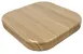 Atlanta Booth & Chair 3DL2442 Rectangular Thermolaminate Table Top, 42x24, Wood Edge 1 image