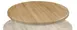 Atlanta Booth & Chair 3DL36R Thermolaminate Round Table Top, 36"Dia. x 1-1/8"H, Wood Edge 1 image