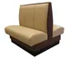 Atlanta Booth & Chair B3-S48100 Single Upholstered Booth, 46" Length, 48" Height, Black Vinyl Kick Base 1 image