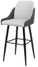 Atlanta Booth & Chair H101BS Upholstered Armless Bar Stool, Black Semi Gloss Metal Frame 1 image