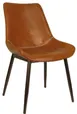 Atlanta Booth & Chair M627 Upholstered Restaurant Chair, Metal Frame, Fabric UPH 1 image