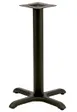 Atlanta Booth & Chair TB2222 Cast Iron Restaurant Table Base, 22x22, 3 Column 1 image