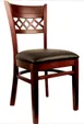Atlanta Booth & Chair W105 Venetian X Back Solid European Beech Wood Chair 1 image