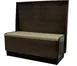 Atlanta Booth & Chair WBPB-S3650 Wood Platform Booth, 30'' Long, Single, Wood Back & Seat, Oak Veneer 1 image