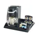 Cal-Mil 353-13 Amenity Tray, 15-1/4" W x 12-1/2" D x 2" H, Black, Two Cut-Out Handles 1 image