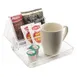 Cal-Mil 490-12 Amenity Coffee Tray, 7-1/2" x 9-1/2" x 5-1/2" H, Clear Design 1 image
