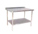 Klinger's Trading 16GA-ABST2460 Stainless Steel Top 54" - 62" Work Table 1 image