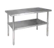 Klinger's Trading 16GA-AST3072 Stainless Steel Top 63" - 72" Work Table 1 image