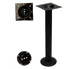 Klinger's Trading BBD28 Cast Iron Restaurant Table Base, 3" Column, Bolt Down, Powder Coat Finish, 28.5" Height 1 image