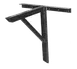 Klinger's Trading BCB2030 Cantilever Restaurant Table Base, 20x30, Black, 9-Gauge Angle Iron, 16-Gauge Steel Tubing 1 image