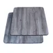 Klinger's Trading GKO2442 24x42 Rectangular Reversible Gray/Knotty Oak Laminate Table Top 1 image