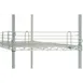 Klinger's Trading SLEDGE54-CHROME 54" Wide Chrome Shelf Ledge for Wire Shelves 2 image