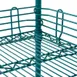 Klinger's Trading SLEDGE54-GREEN 54" Wire Shelf Ledge, 5-1/2"H, Green Epoxy Coated 2 image
