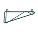 Klinger's Trading SS14-GREEN Single Wall Bracket, 14" Deep, Green Epoxy Finish 1 image