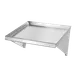 Klinger's Trading SW2162 62"W Wall-Mounted Slanted Shelf, 19"D, 16 Gauge 304 Stainless Steel, NSF Certified 1 image