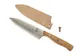 Mercer M37153 Bar Knife with Saya Cover, 5" Damascus Blade, Full Tang, Maple Handle, 9 3/8" Length 1 image