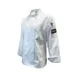Thunder Group CJ406WHS Chef Jacket, French Cuff, Tapered Small, Long Sleeve, 65/35 Poly‑Cotton White 1 image