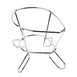 Thunder Group CRHH876 Ham Holder, Chrome‑Plated Steel Wire, 8‑1/2" x 7‑1/4" x 6" High Display Stand 1 image