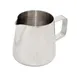 Browne USA 515007 Contemporary 12 oz. Stainless Steel Milk Frother, 18/8, Mirror Finish, Dishwasher Safe 1 image