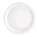 Steelite 49205Q962 10" Round Opal Glass Plate, Careware Sicura Bormioli Rocco, 1 Dozen 1 image