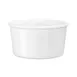Steelite 49205Q971 Round White Opal Glass Gelato Dish, 6 oz, 3.375" x 2.125", Sold per Dozen 1 image
