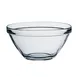 Steelite 4934Q273 7" Clear Glass Stack Bowl, 1.0 Qt Round Soda Lime - 1 Dozen 1 image