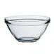 Steelite 4934Q274 Clear Glass Stack Bowl, 12 oz, 4.75" x 2.25", 4", Soda Lime, 1 Dozen 1 image