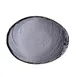 Steelite 6513G376 Oval Scape Glass Bowl, 7.625" x 5.75", 4 oz, Smoke Gray, Sold per Dozen 1 image