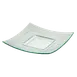 Steelite 6527B661 Curved Square Glass Plate, 10" x 10", Clear Creations Glass, Sold per Dozen 1 image